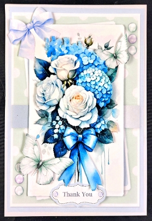 Blue Thinking Of You Bouquet by Linda Short