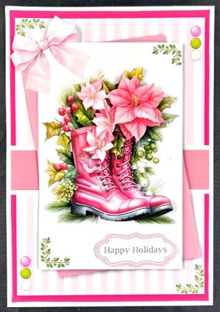 Pink Christmas Wishes by Linda Short