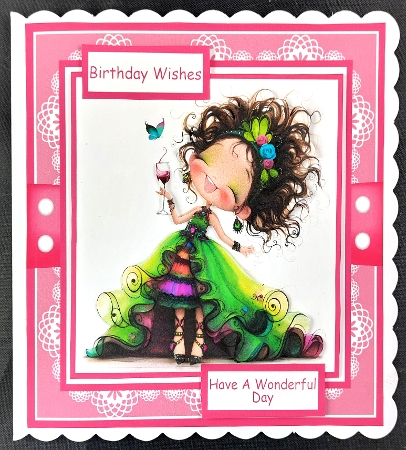 Fashion and wine Mini Kit 7x7 by Linda Short
