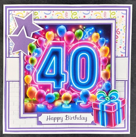 5x7, 7x7, 6x6 - BIRTHDAY SIGNS 30, 40, 50 by Linda Short