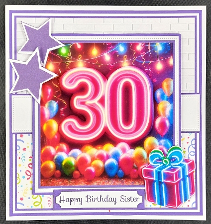 5x7, 7x7, 6x6 - BIRTHDAY SIGNS 30, 40, 50 by Linda Short