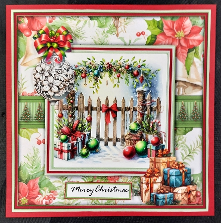 Christmas Fence - Mini Kit by Linda Short