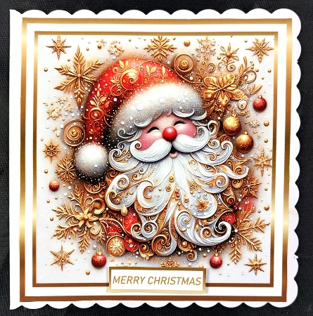 gold santa by Linda Short