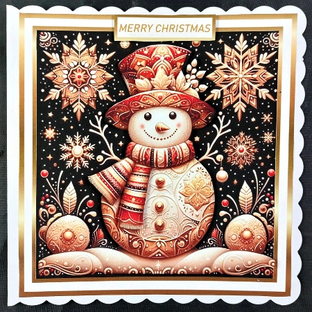 gold snowman1 by Linda Short