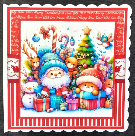 Merry Christmas Mini Kit 7x7 by Linda Short