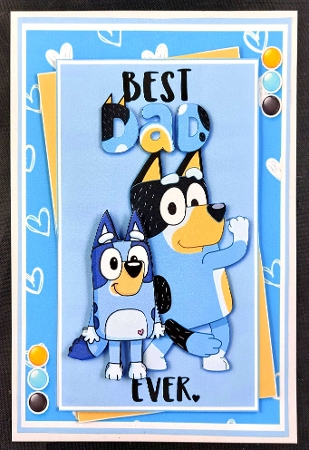 Bluey Best Dad Ever Fathers Day by Linda Short