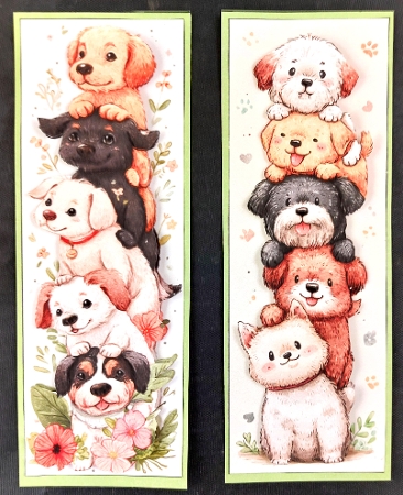 Funny Dogs Bookmarks by Linda Short
