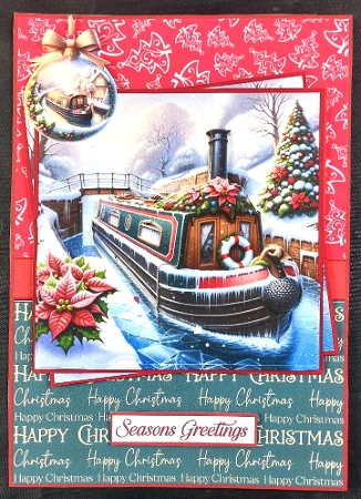 Christmas on the water A5 by Linda Short