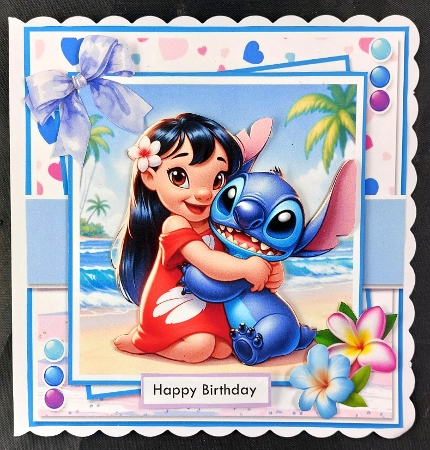 7x7_Lilo Aand Stitch Birthday 3 by Linda Short