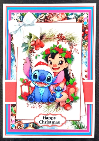 Set Of 3 ~ Lilo And Stitch Christmas by Linda Short