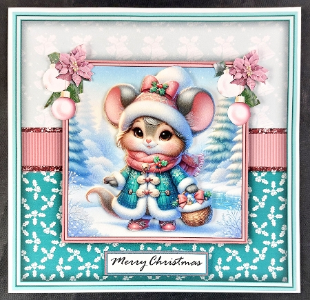 Festive Mouse Girl - Mini Kit by Linda Short