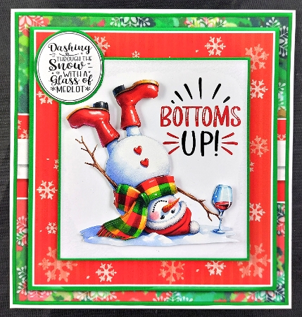 Merry Snowman Kit-14 by Linda Short