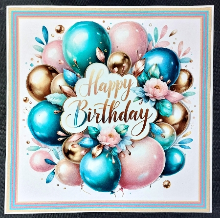 Birthday Balloons - Illustrations for Cards & Designers by Linda Short