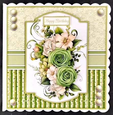 Moss Green Floral Mini-Kit by Linda Short