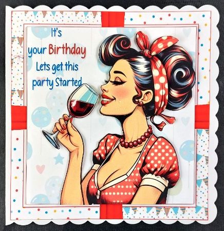 cup1387587_1209 - 7x7 Retro birthday wishes choice of four mini kit