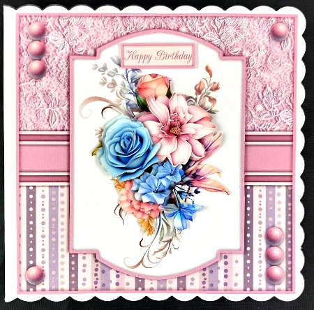 Minky Pink Floral Mini-Kit by Linda Short