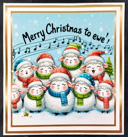 merry christmas to ewe 2 by Linda Short