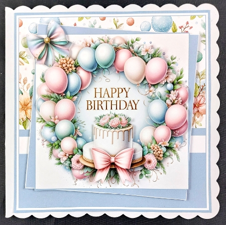 Birthday wreath by Linda Short