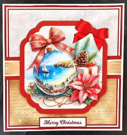 SEASIDE CHRISTMAS 7x7, 6x6, 5x7 by Linda Short