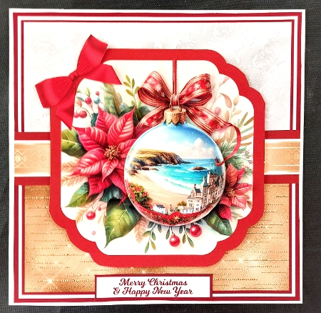 SEASIDE CHRISTMAS 7x7, 6x6, 5x7 by Linda Short