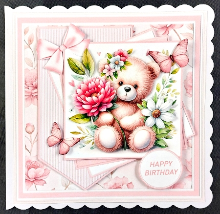 Floral Ted by Linda Short