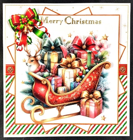 7x7 Whimsical Christmas choice of four mini kit by Linda Short