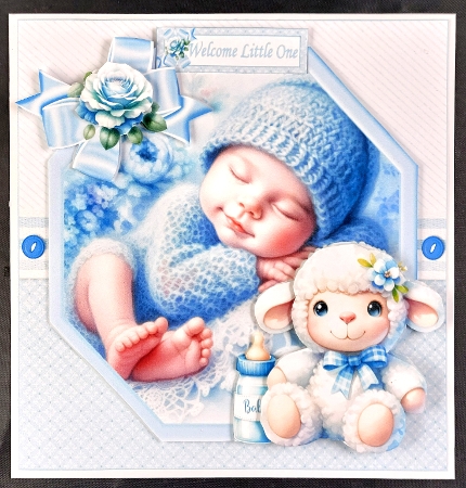 cup1390662_1209 - 7x7 Sweet baby boy choice of four mini kit