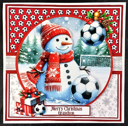 FROSTY FOOTBALL 6X6 by Linda Short