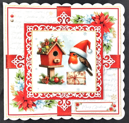 Christmas Post Multi Topper 7x7 inch Kit by Linda Short