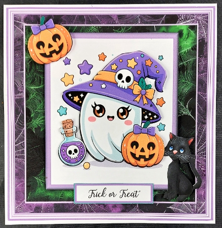 Halloween Ghosts - 6x6 Mini Kit by Linda Short