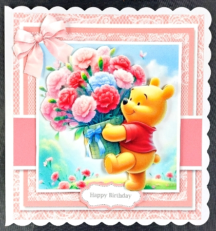 Winnies Basket Of Blooms by Linda Short