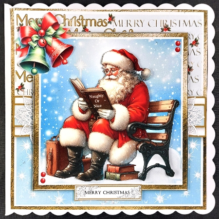 Night Before Christmas 8x8 card fronts by Linda Short