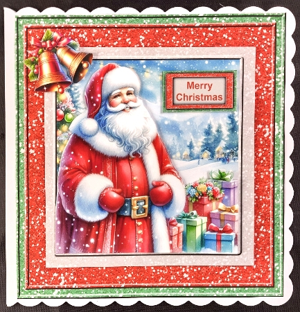 Ho Ho Ho Santas on his way set 1 by Linda Short