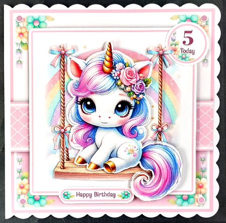 Swinging Unicorn Mini Kit With Ages 3 to 7 Yrs by Linda Short