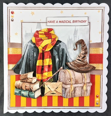 HP Magical Birthday Gryffindor 7x7 inch Kit by Linda Short