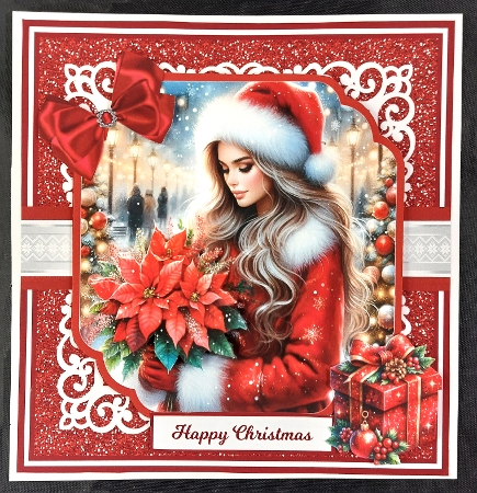 THE CHRISTMAS COAT  6x6 5x7 by Linda Short