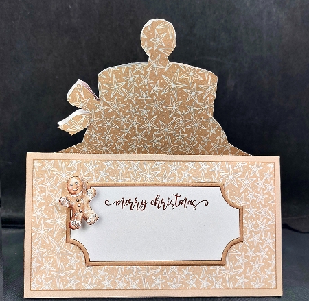 Christmas Cookie Jar Tent Card-3 by Linda Short