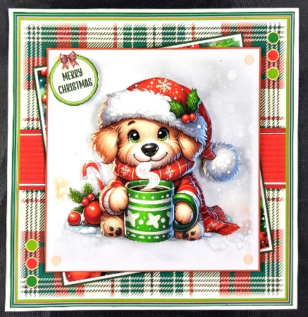 Christmas puppy by Linda Short