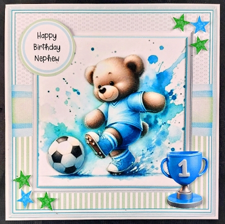 Teddy Footballer by Linda Short