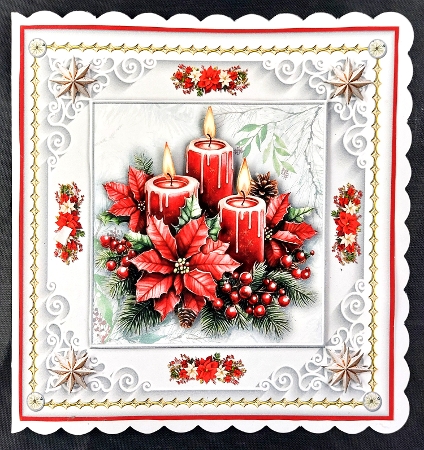 Christmas Candles 4 by Linda Short