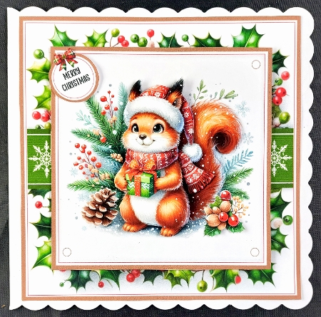 Christmas Squirrel by Linda Short