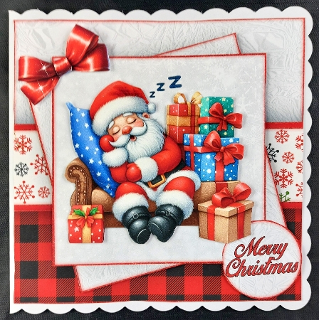 Funny Santa Mini Kit 8X8 by Linda Short