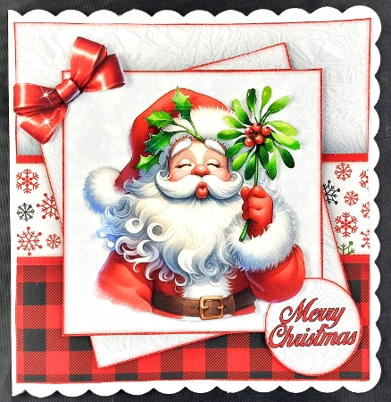 Funny Santa Mini Kit 8X8 by Linda Short