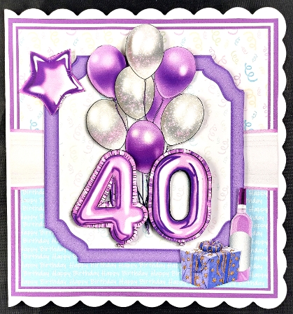BIRTHDAY BALLOONS 18, 21, 30, 40 by Linda Short