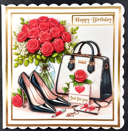New handbags and roses by Linda Short