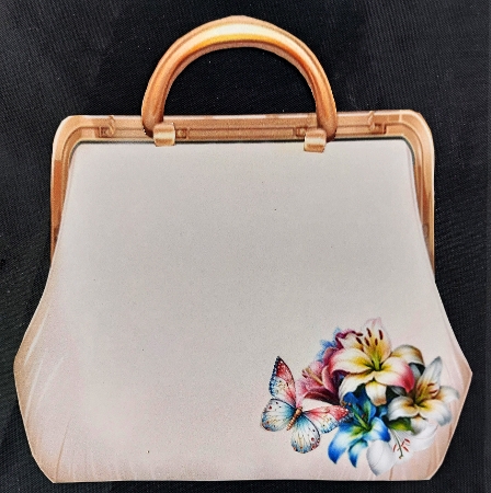 Floral Shaped Handbag 3 Mini Kit by Linda Short