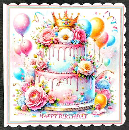 Little Queen Cake - Illustrations for Cards, Mini kits & Designers by Linda Short