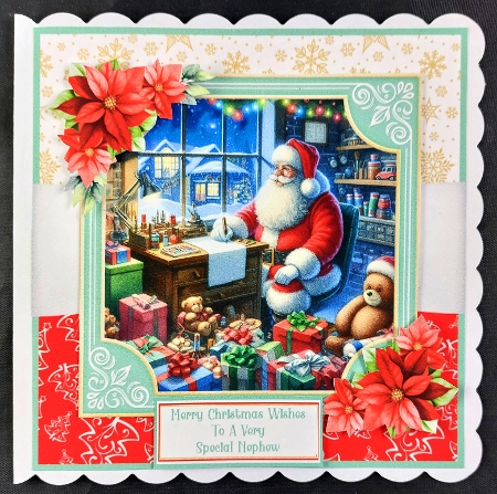 Inside Santas Workshop - 6x6 Mini Kit by Linda Short