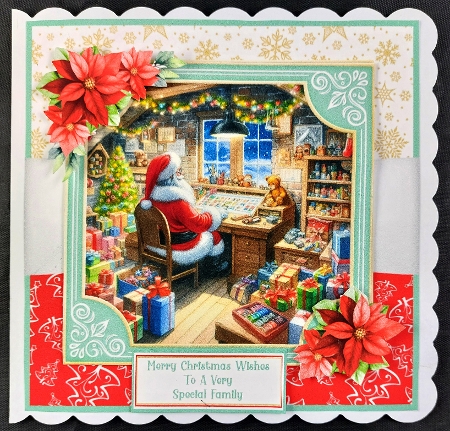 Inside Santas Workshop - 6x6 Mini Kit by Linda Short