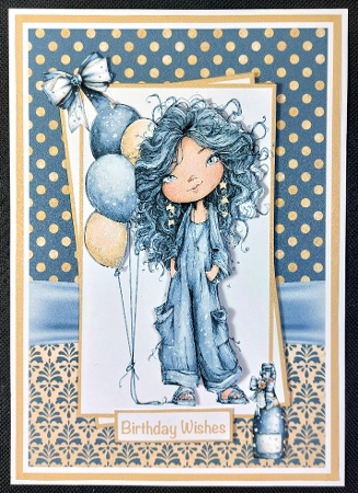 Happy Birthday #1 Mini Kit 5x7 by Linda Short